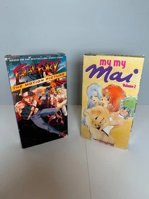 My My Mai Volume 2 VHS & Fatal Fury: The Motion Picture 1995 LOT VINTAGE MOVIE - Immagine 1 di 4