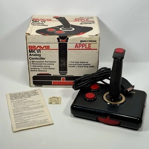Gravis MK VI Analog Controller Joystick CIB Complete Box Apple II 2 IIe IIc IIgs - Picture 1 of 14