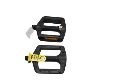 Mongoose FP-803B Bicycle Pedals Pair Left Right Black Platform Bike Parts - Image 1 of 4