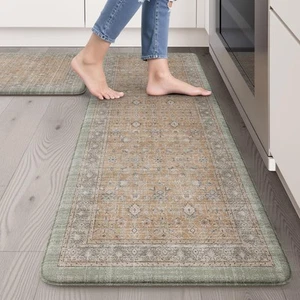 Anti Fatigue Kitchen Mats for Floor,Distressed Rugs Sets of... - Picture 1 of 5