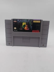 Flashback: The Quest For Identity (Super Nintendo SNES, 1994) Authentic Cart - Picture 1 of 4