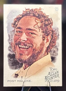 2019 Topps Allen & Ginter Post Malone #176 — Celebrity Card - Picture 1 of 2