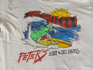 Vintage 1991 Club Paradise Shirts Surf Galilee T-Shirt Peters Surf Ski Shops XL - Bild 1 von 17
