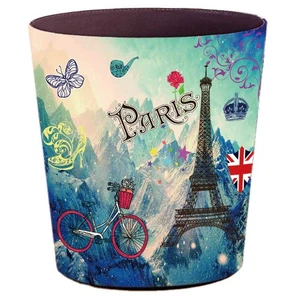 Cesta de basura pequeña estilo retro Scakbyer, basura decorativa... - Imagen 1 de 2