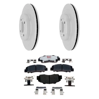 For Acura Integra 92-93 Raybestos Element3 Plain Front Brake Kit w Hybrid Pads Foto 1 de 4