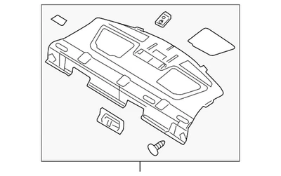 Bandeja de paquete original Ford BE5Z-5446668-BA Foto 1 de 2