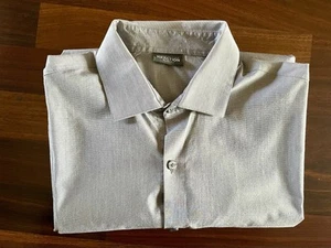 Kenneth Cole Reaction Mens Gray Business Casual Long Sleeve Slim Fit Shirt - Picture 1 of 5