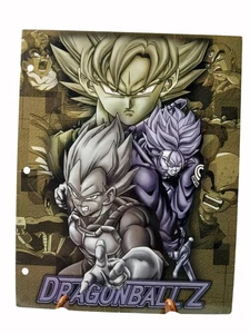 Vintage Dragon Ball Z Pen Tab Goku Portfolio Folder 3 Hole 2000 Bird Studio - Picture 1 of 15