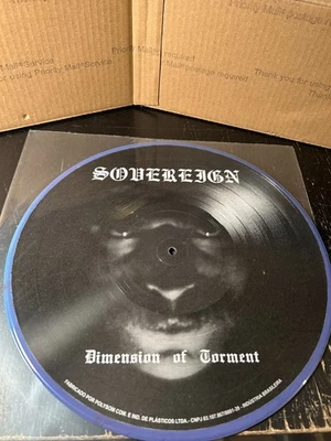 Sovereign Dimension of Torment Picture Disc LP Brazil Metal SEXTRASH Sarcofago - Image 1 of 2