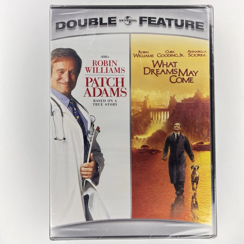 Patch Adams & What Dreams May Come DVD Brand New Sealed Free Shipping - Image 1 of 4