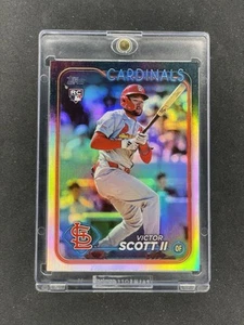 2024 Topps Update Series Victor Scott II Rookie Rainbow Foil #US2 Cardinals - Picture 1 of 2