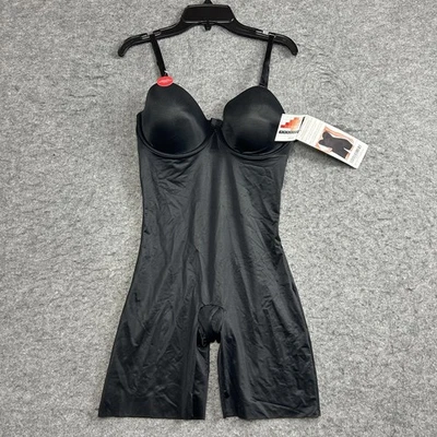 Body ahuecado sin tirantes para mujer SPANX Assets Red Hot Label, grande, muy negro Foto 1 de 4