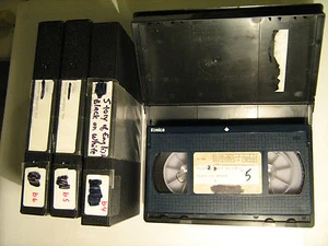 [Y27] Lot of 3 Rare VHS Black on White, Mental Imagery: Coaches, Athlete's  - Picture 1 of 5