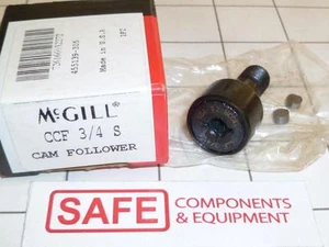 McGill Cam Follower Bearing CCF-3/4-S Rollers 0.75" Dia. Sealed Black Steel G53 - Picture 1 of 4