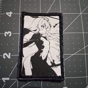 Anime Waifu Tactical Moral Embroidered Hook And Loop Patch - Picture 1 of 2