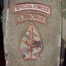 U.S. Army 1st Special Forces Command (Airborne) Aufnäher Klett Patch Military   