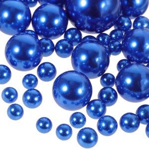 125 Pcs Vase Filler Pearls for Crafts Fillers No Hole Beads Vases Marble Mini - Picture 1 of 19