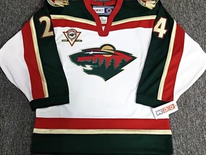 MEN-NWT-S VINTAGE DEREK BOOGAARD MINNESOTA WILD CCM LICESENED NHL HOCKEY JERSEY - Picture 1 of 12