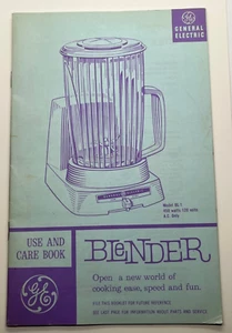Vintage General Electric Mixer Gebrauchs- und Pflegebuch Bedienungsanleitung mit Rezepten 60er Jahre - Bild 1 von 5