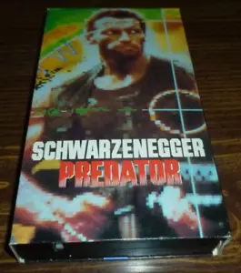 VHS PREDATOR VHS TAPE ARNOLD SCHWARZENEGGER CARL WEATHERS FOX VIDEO - Picture 1 of 3