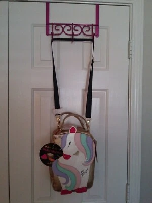 Сумка с короткими ручками обеденная Betsey Johnson Unicorn. - Изображение 1 из 4