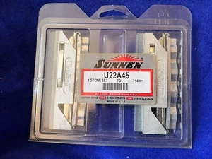 Sunnen U22A45 Stone Set Nuovo Spedizione Gratuita Molti Disponibili Adatto SN &JR Hones - Foto 1 di 1