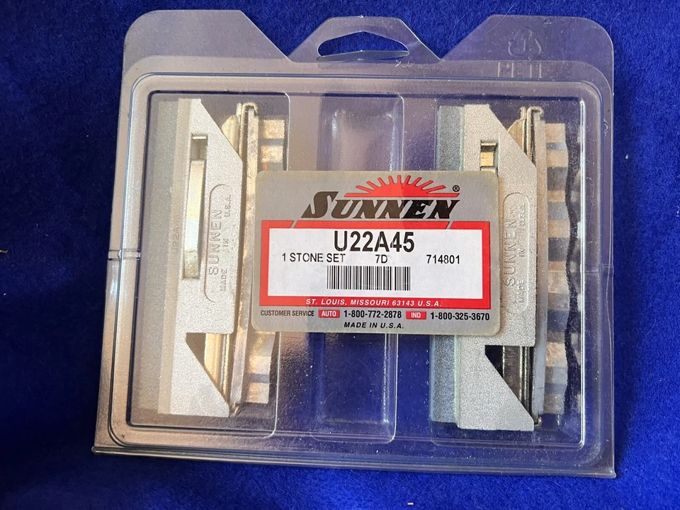 Sunnen U22A45 Stone Set New Free Shipping Many Available Fits SN &JR Hones