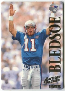 1995 Action Packed #3 Drew Bledsoe New England Patriots - Picture 1 of 2