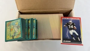Score 1990 Collector Set NFL Football Series 1 (1-330) con carte SB Trivia - Foto 1 di 3
