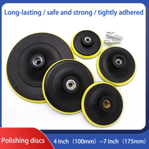 4"- 7" Backing Pad Hook & Loop M10 M14 for Angle Grinder Sander Sanding Disc - Picture 1 of 6