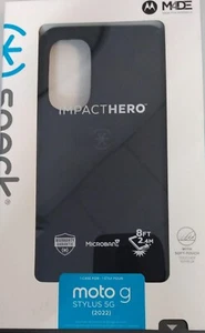 Speck Impact Hero Case For Moto g Stylus 5G (2022)-Black - Picture 1 of 2