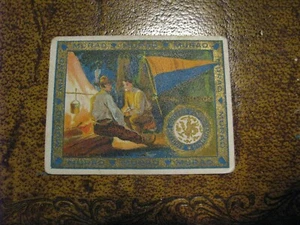 Murad T51 College Series Tobacco Cigarette Card Penn College Camping #107 - Picture 1 of 2