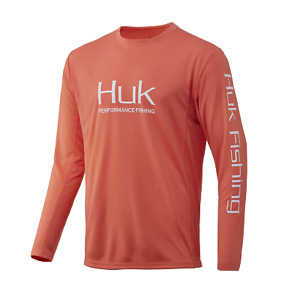 30% Off HUK Icon X Long Sleeve Fishing Performance Sun Shirt--Pick Color/Size