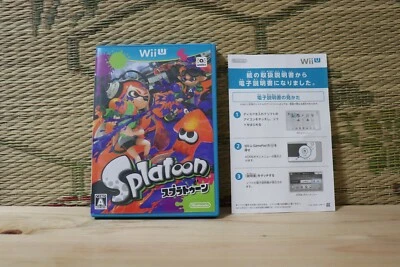 *In Stock* Splatoon w/box flyer Wii U Nintendo Japan Very Good Condition! - Image 1 of 3