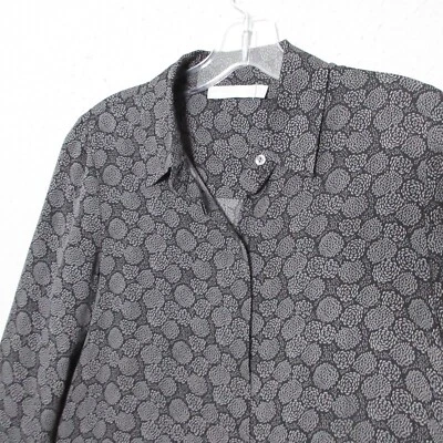 Vince Top 2 Tapeta Cubierta Estampado Seda Negro Tiburón Gris Academia Minimalista Foto 1 de 4