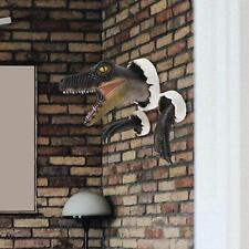 Dinosaurier-Wandskulptur mit Krallen, dekoratives Kunstwerk,