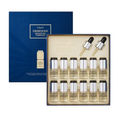 Ampolla Ultra V Idebenone Signature 8 mlx 12 amperios cuidado de arrugas iluminadoras para la piel Foto 1 de 4
