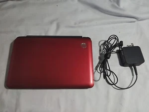 Red & Black HP Mini 210-1100 Laptop/Netbook 2GB 256GB HD Atom Proc - Picture 1 of 8