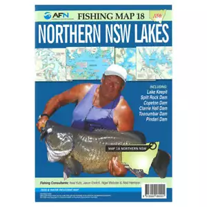 Australian Fishing Network Northern New South Wales Lakes Fishing Map 18 - Foto 1 di 1