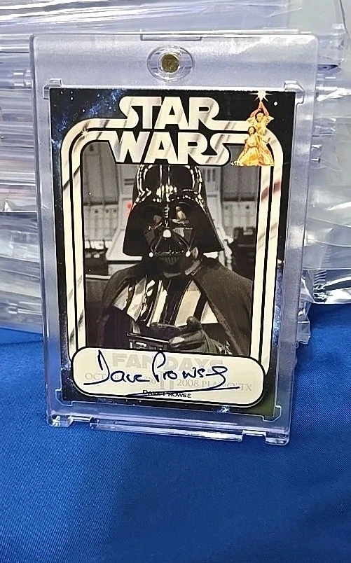 Star Wars  2008  DARTH VADER AUTOGRAPH/ Dave Prowse Autographed Card - Image 1 of 2