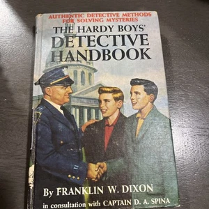 The Hardy Boys Detective Handbook Franklin W. Dixon 1959 vintage hardcover - Imagen 1 de 6