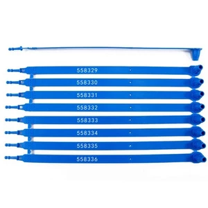 Guarnizione per porta camion trattore camion plastica blu Leadseals(R) 100 antimanomissione... - Foto 1 di 7