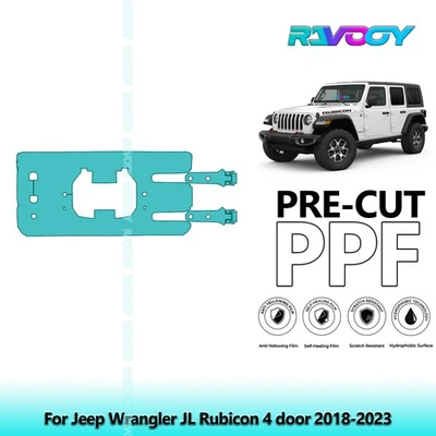 Kit de protección de pintura precortada PPF para Jeep Wrangler JL Rubicon 4 puertas 2018-2023 Foto 1 de 4