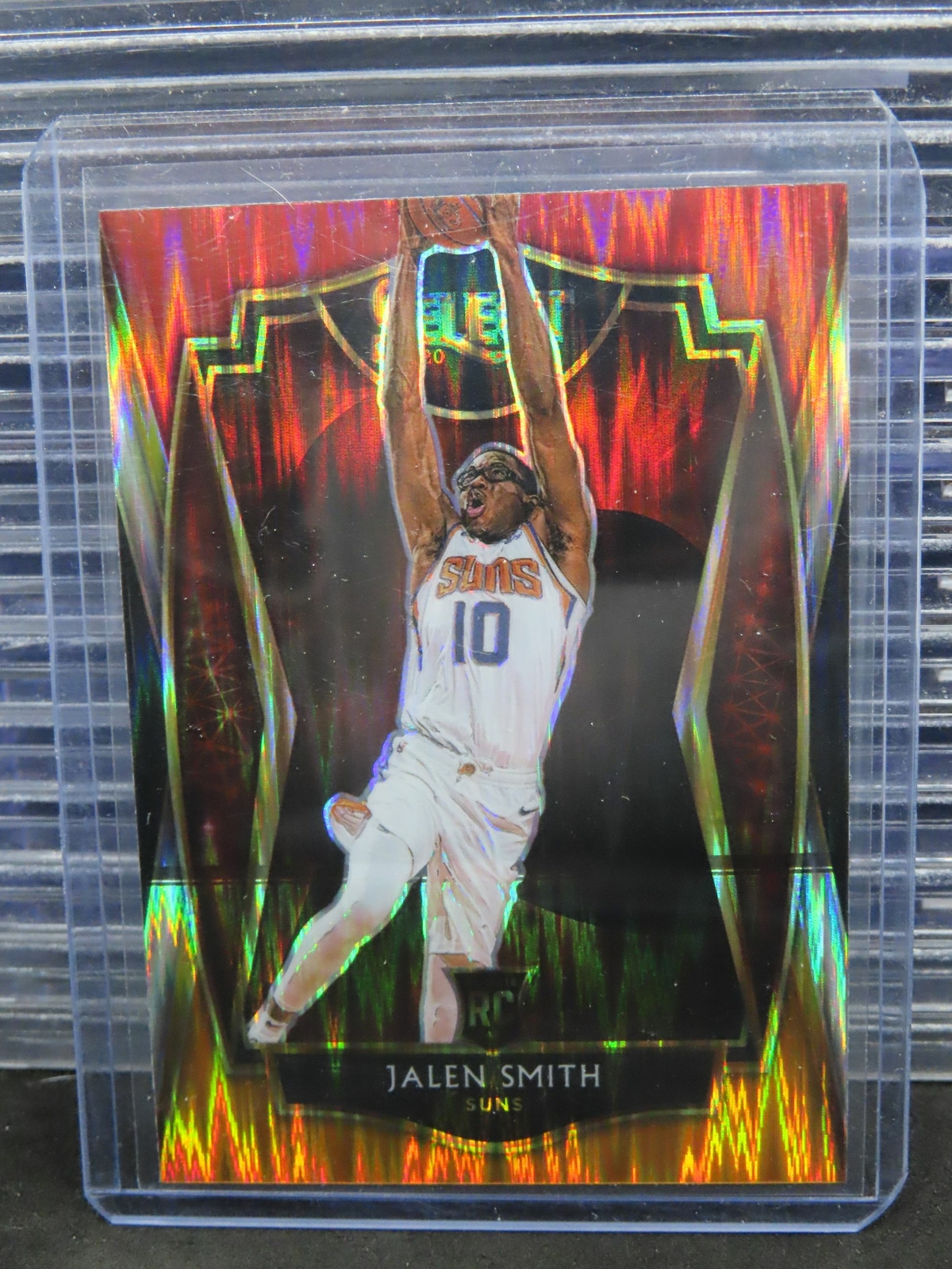 2020-21 Select Jalen Smith Premier Red White Orange Flash Prizm RC #188 A313