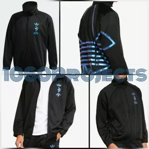 adidas Originals Zeno Track Jacket Men's, Black Trefoil Logo Multiple Men's size - Picture 1 of 6