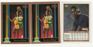 3 count lot 1990/91 Skybox Shawn Kemp Rookie Cards! SEATTLE SUPERSONICS! RC LOT! - Picture 1 of 1