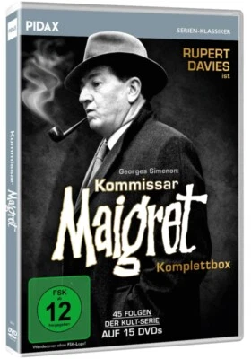 Kommissar Maigret - Komplettbox * DVD 45 Folgen mit Rupert Davies * Pidax Neu - Bild 1 von 4