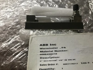 ABB 10A6100 MISURATORE DI PORTATA ACCIAIO INOX Nuovo - Foto 1 di 1