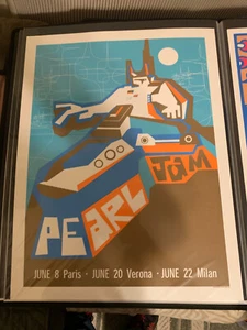 Pearl Jam Paris/Italy 00 Ames - Europe Poster 2000 Paris Verona Milan - MINT - Picture 1 of 2