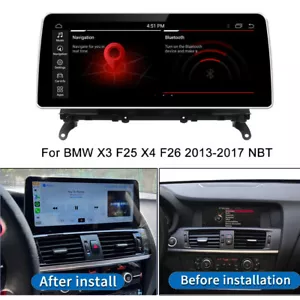 Do BMW X3 F25 X4 F26 NBT Android 13 Ekran Carplay Upgrade Wyświetlacz Radio GPS 4G - Zdjęcie 1 z 15